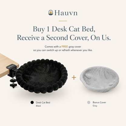 Hauvn Foldable Desk Cat Bed