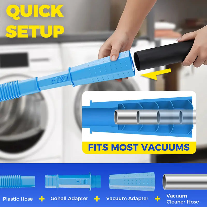 Hauvn Dryer Vent Cleaning Kit (Hose + Brush)
