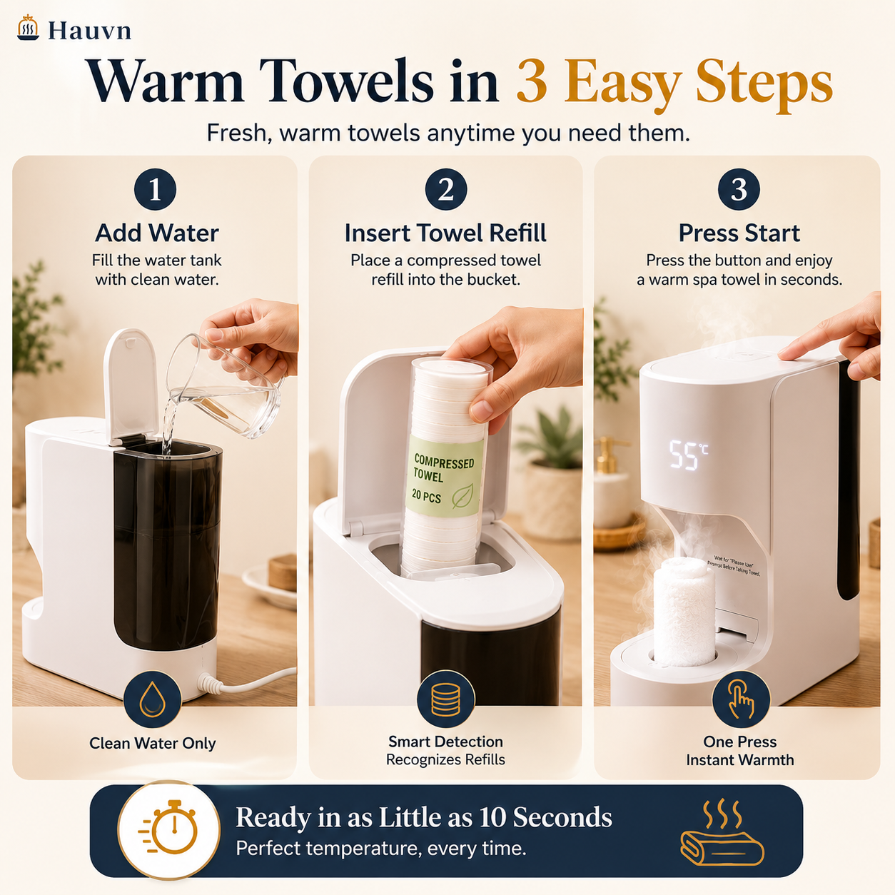 Smart Hot Towel Warmer